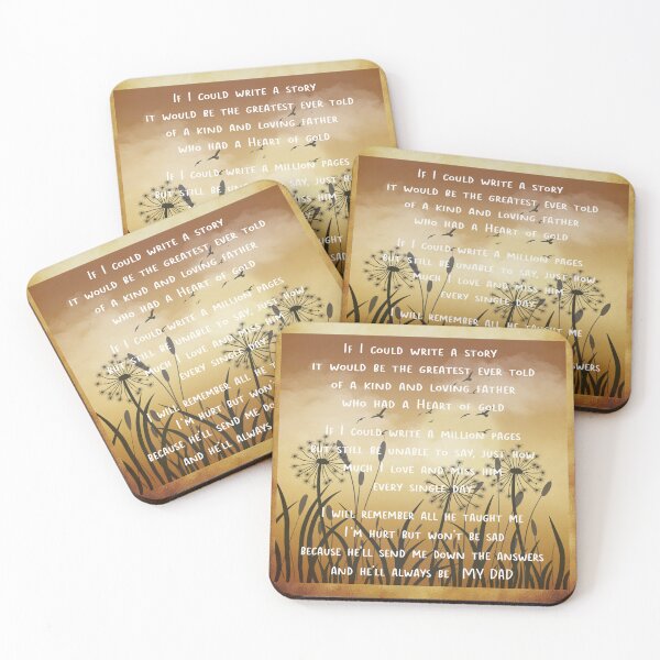 Item preview, Missing My Dad Poem designed and sold by handsoftime2020.