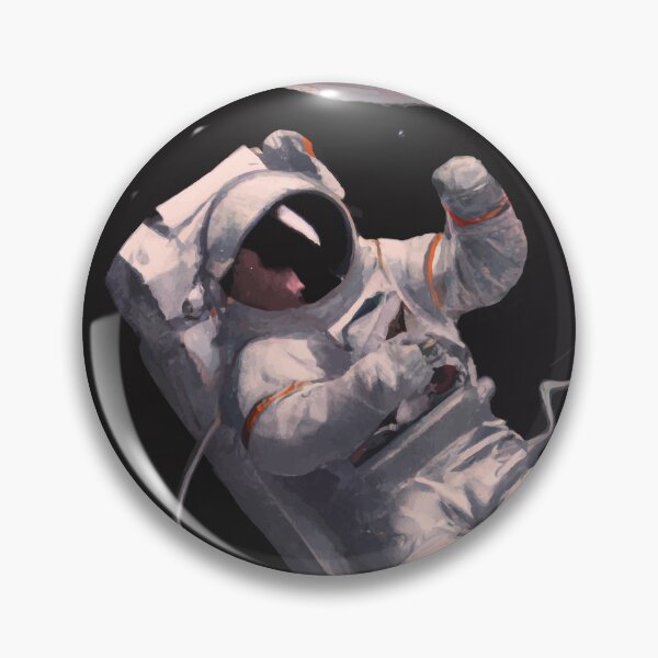 Artikelvorschau, Chiaroscuro-Weltraumastronaut entworfen und verkauft von GiakaiArt.