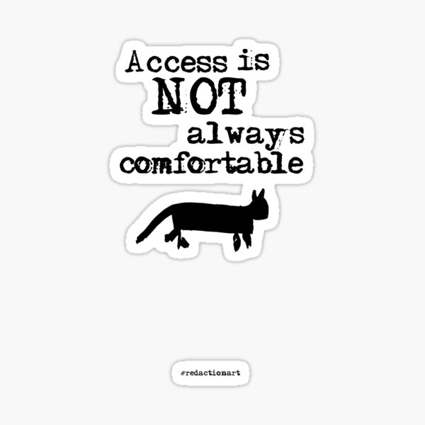 Redactionart - Cat Sticker