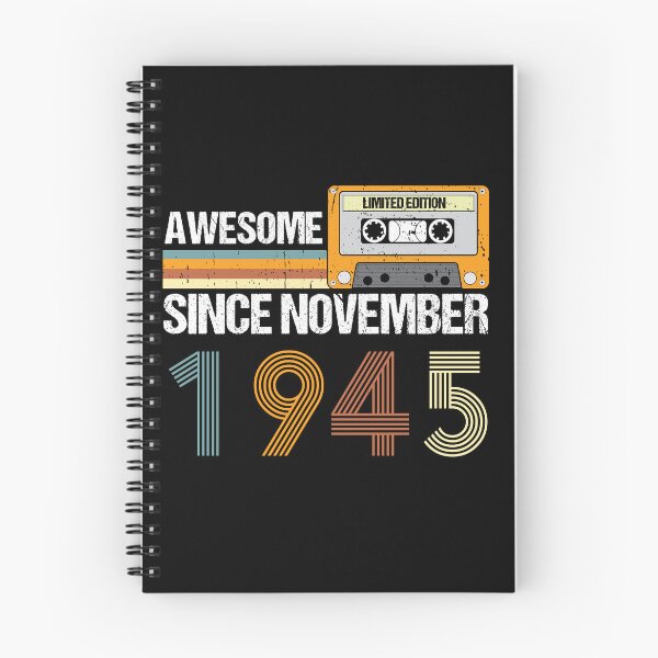 Item preview, Awesome Since November 1945 | 77th Birthday Gifts | 77 Years Old Gifts designed and sold by AMINE  ★★★★★.