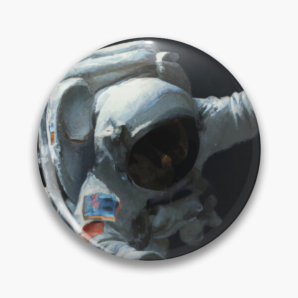 Artikelvorschau, Chiaroscuro Flying Space Astronaut entworfen und verkauft von GiakaiArt.