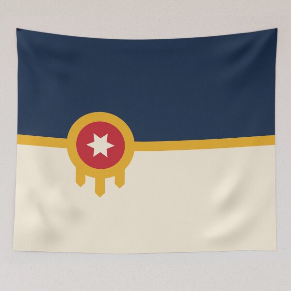Aperçu de l'œuvre Drapeau de Tulsa créée et vendue par TULSAFLAGSHOP.