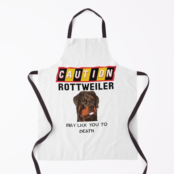 Artikelvorschau, Vorsicht Rottweiler kann Sie lecken. Lustiges Zitat 2 entworfen und verkauft von taiche.