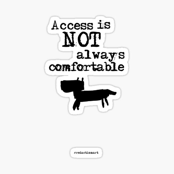 Redactionart - Dog Sticker
