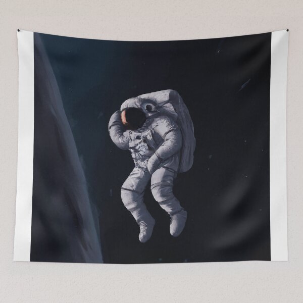 Item preview, Chiaroscuro Space Flying Astronaut designed and sold by GiakaiArt.