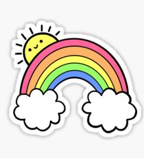 Sunshine and Rainbows Sticker
