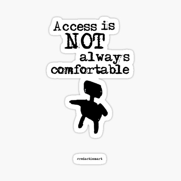 Redactionart - Human Sticker