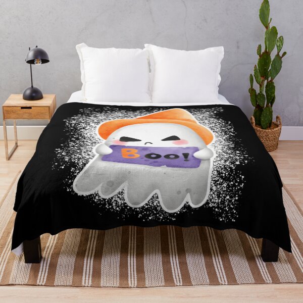 Item preview, Angry Spooky Ghost Hippie Retro Halloween Classic  designed and sold by luulrehrlw.