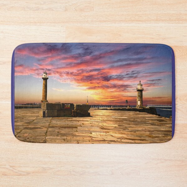 Item preview, Whitby Pier Sunset designed and sold by Alisonchambers2.
