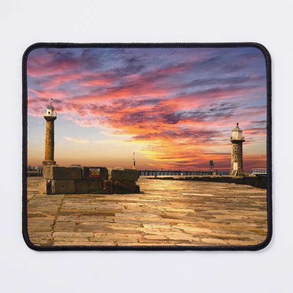 Item preview, Whitby Pier Sunset designed and sold by Alisonchambers2.
