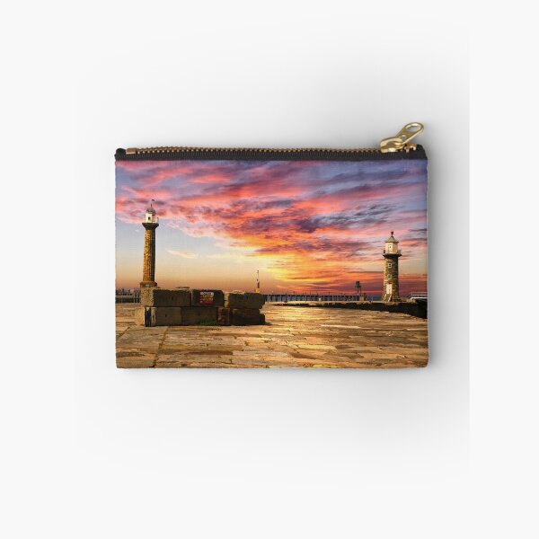 Item preview, Whitby Pier Sunset designed and sold by Alisonchambers2.