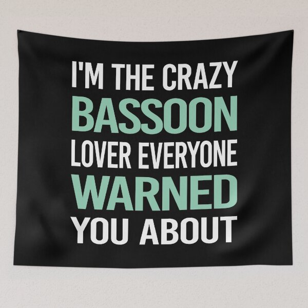 Item preview, Crazy Lover Bassoon Bassoonist designed and sold by BimBamFrank.