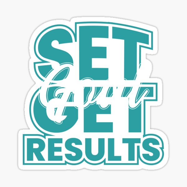 Item preview, Set Goal Get Result designed and sold by AdventArt.