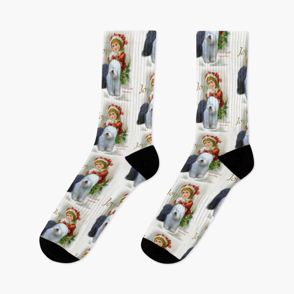 Item preview, Old English Sheepdog Vintage Art Christmas Gifts designed and sold by springdaleshops.