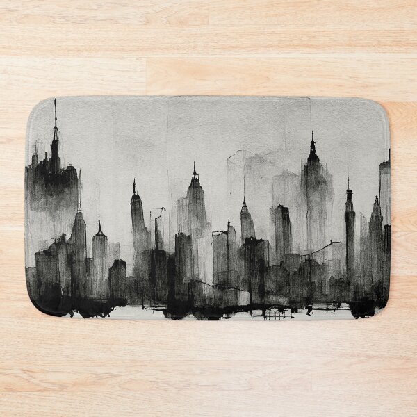 Item preview, NYC in Black Ink designed and sold by DeepSymbolism.