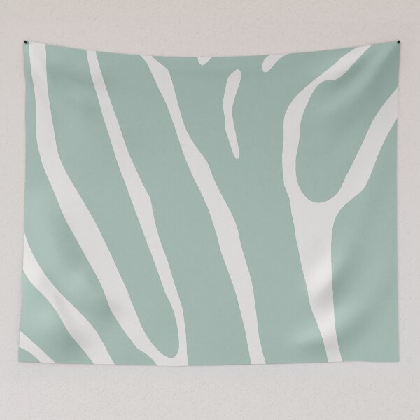 Item preview, Zebra Print (seafoam) designed and sold by DreamFruit11.