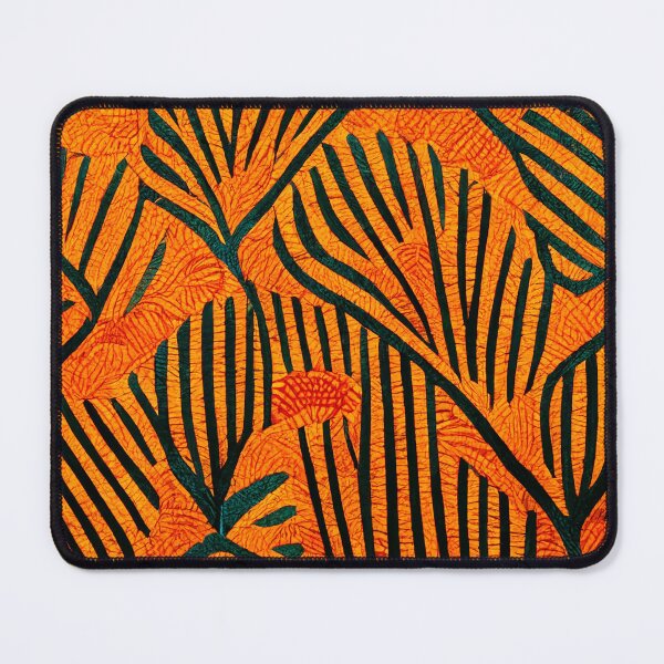 Item preview, African Textile in Orange designed and sold by DeepSymbolism.