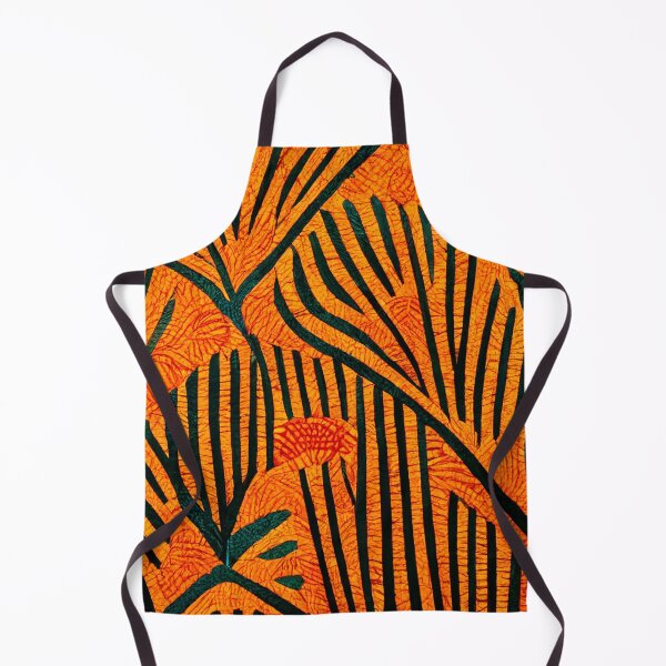 Item preview, African Textile in Orange designed and sold by DeepSymbolism.