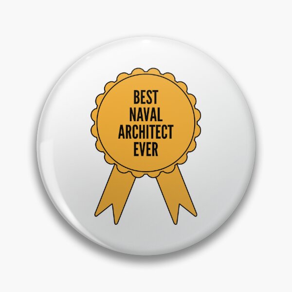 Item preview, Best Naval Architect Ever Gold Medal Achievement designed and sold by SVPOD.