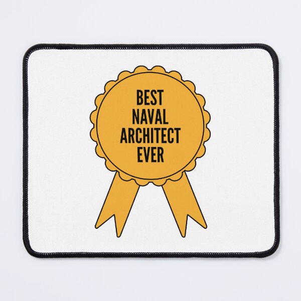 Item preview, Best Naval Architect Ever Gold Medal Achievement designed and sold by SVPOD.