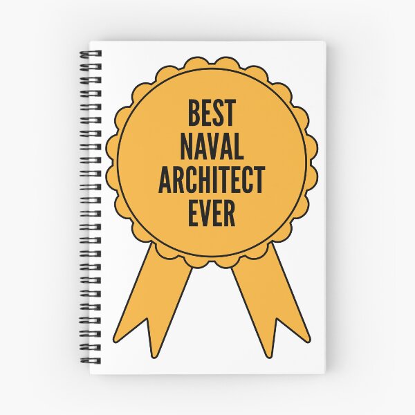 Item preview, Best Naval Architect Ever Gold Medal Achievement designed and sold by SVPOD.