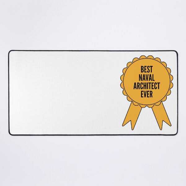Item preview, Best Naval Architect Ever Gold Medal Achievement designed and sold by SVPOD.