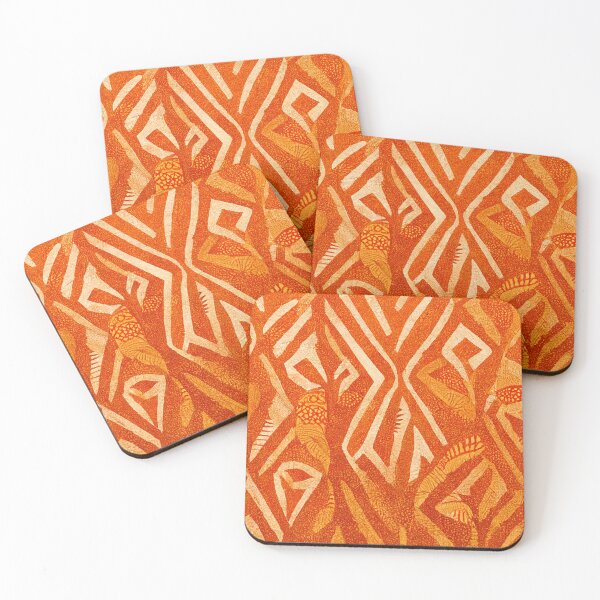 Artikelvorschau, African Print in Orange entworfen und verkauft von DeepSymbolism.