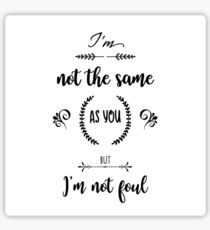 Thomas Barrow quote Sticker