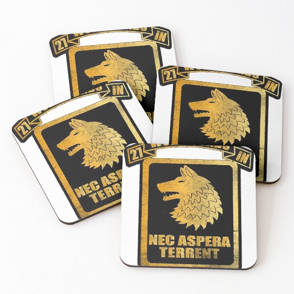Item preview, 27th Infantry Regiment Wolfhounds Nec Aspera Terrent designed and sold by Nelsonwalton63.