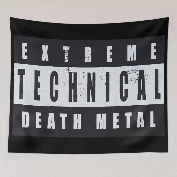 Item preview, Extreme Technical Death Metal Parental Advisory Logo designed and sold by orinemaster.