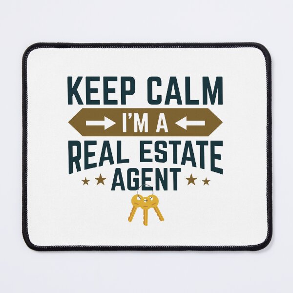 Item preview, Keep Calm I'm a Real Estate Agent designed and sold by jaygo.