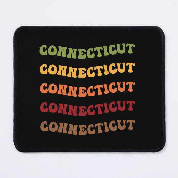 Item preview, Connecticut Retro Vintage Groovy Wavy Text Classic designed and sold by CoolCreative.