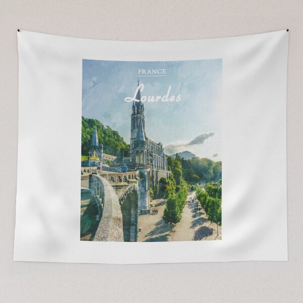 Item preview, Lourdes Town in France designed and sold by Alexandra Rty.