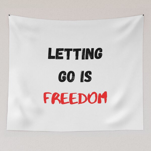 Item preview, Life Quote, Letting Go Is Freedom designed and sold by Salman Hino.