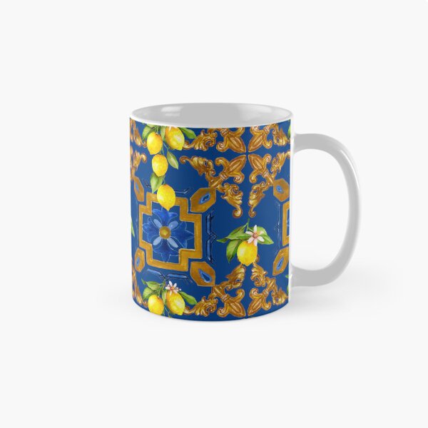Item preview, Sicilian tiles,mediterranean,mosaic,lemons, designed and sold by MariaMarinova.