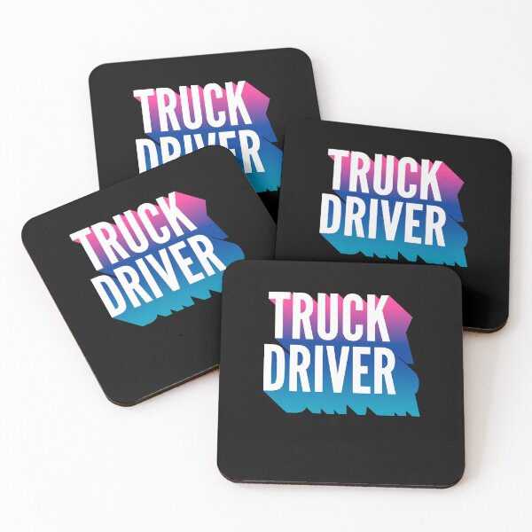 Item preview, Truck Driver With Long Gradient Shadow designed and sold by SVPOD.