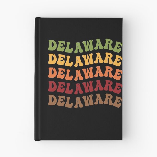 Item preview, Delaware Retro Vintage Groovy Wavy Text Classic designed and sold by CoolCreative.