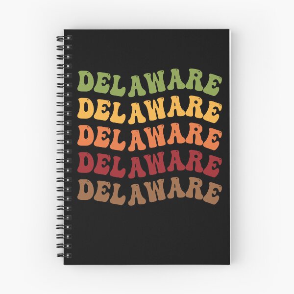 Item preview, Delaware Retro Vintage Groovy Wavy Text Classic designed and sold by CoolCreative.
