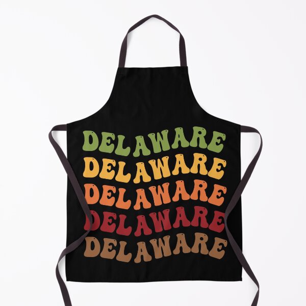 Item preview, Delaware Retro Vintage Groovy Wavy Text Classic designed and sold by CoolCreative.