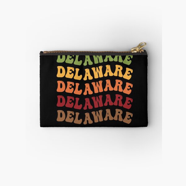 Item preview, Delaware Retro Vintage Groovy Wavy Text Classic designed and sold by CoolCreative.