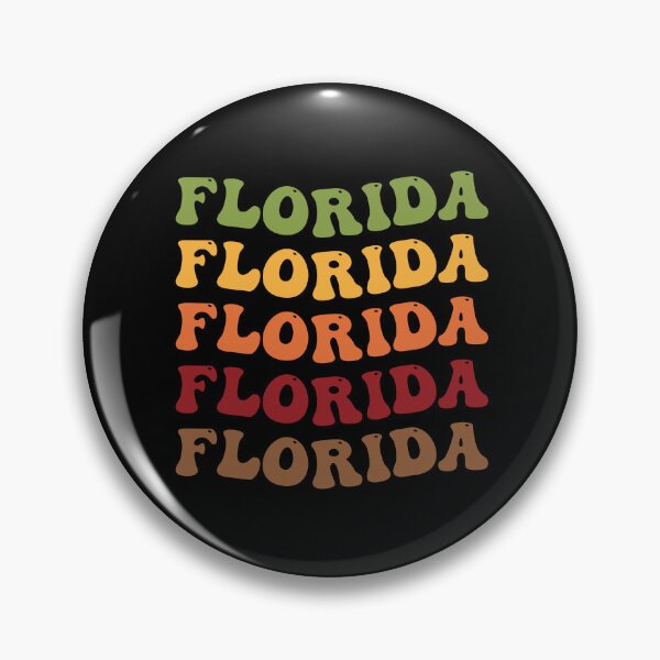 Item preview, Florida Retro Vintage Groovy Wavy Text Classic designed and sold by CoolCreative.