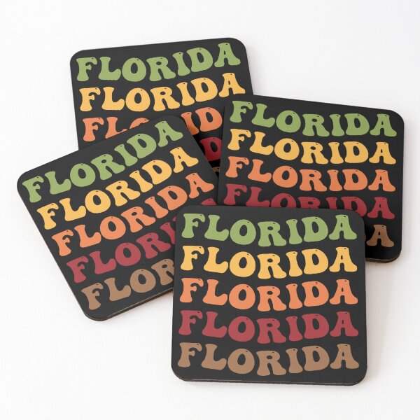 Item preview, Florida Retro Vintage Groovy Wavy Text Classic designed and sold by CoolCreative.