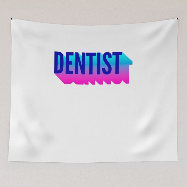Item preview, Dentist With Long Gradient Shadow designed and sold by SVPOD.