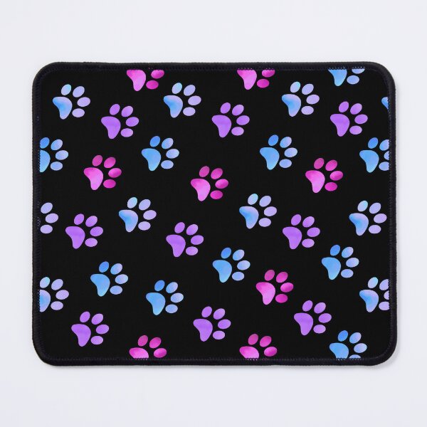 Item preview, Pink Blue Purple Galaxy Paw Prints designed and sold by FaithAndForest.