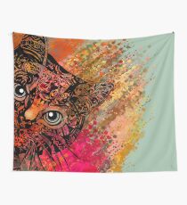 Katzen-Mandala Wandbehang