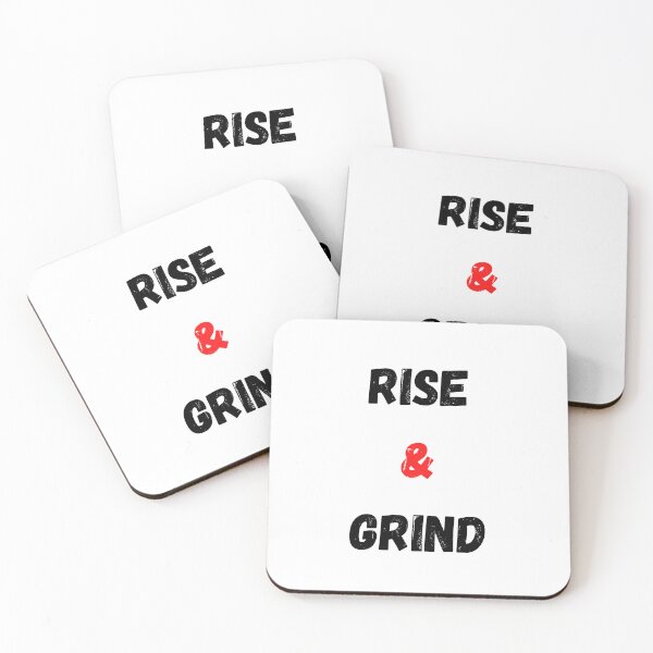 Item preview, Motivational Quote Rise And Grind designed and sold by Salman Hino.