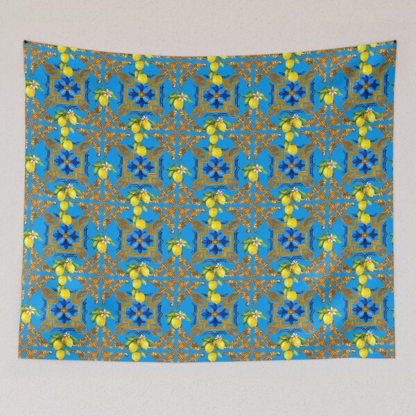 Item preview, Sicilian tiles,mediterranean,mosaic,lemons, designed and sold by MariaMarinova.