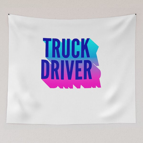 Item preview, Truck Driver With Long Gradient Shadow designed and sold by SVPOD.