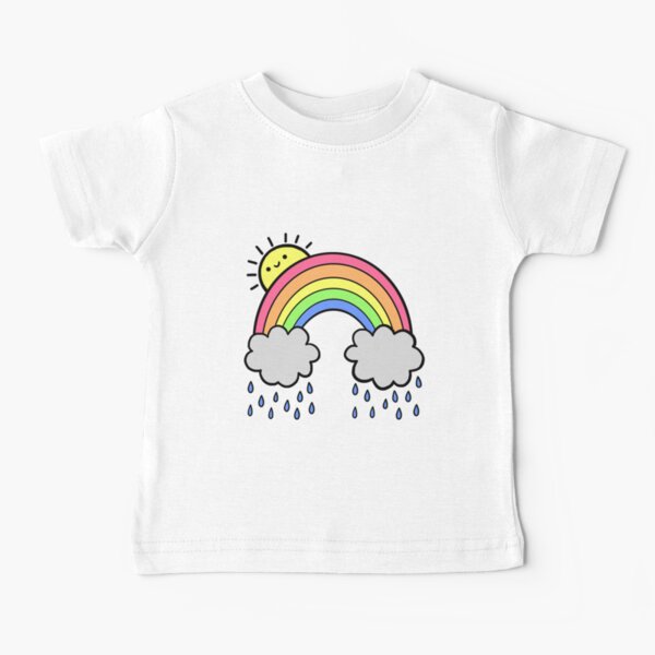 Rainbow Above the Clouds Baby T-Shirt