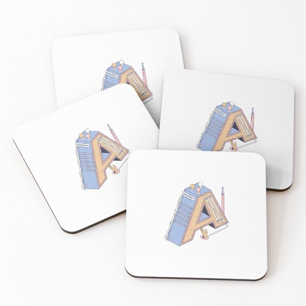 Item preview, Pastel isometric letter A designed and sold by Pikasso 1.